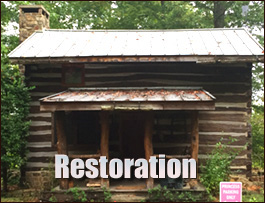 Historic Log Cabin Restoration  Walhonding, Ohio